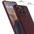 Custodia in silicone liquido per Motorola Edge 70 - compatibile con MagSafe - Vino Rosso