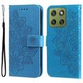 Custodia a portafoglio per Motorola Edge 70 serie Mandala - Blu
