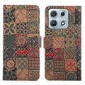 Custodia a portafoglio Motorola Edge 70 Max Bohemian - Petali