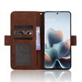 Custodia a portafoglio per Motorola Edge 70 Max - Marrone