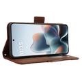 Custodia a portafoglio per Motorola Edge 70 Max - Marrone