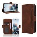 Custodia a portafoglio per Motorola Edge 70 Max - Marrone