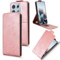 Motorola Edge 70 Max Custodia verticale con supporto - Oro rosa
