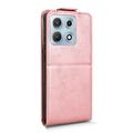 Motorola Edge 70 Max Custodia verticale con supporto - Oro rosa