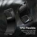 Custodia in TPU spazzolato per Motorola Edge 70 Pro - Fibra di Carbonio - Nera
