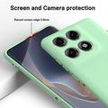 Custodia in silicone liquido con cinghia a mano per Motorola Edge 70 Pro - Verde