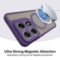 Custodia MagSafe UltraGuard Matte per Motorola Edge 70 Pro - Viola scuro