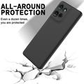 Custodia in silicone liquido con cinghia a mano per Motorola Moto G 2026/G Play 2026 - Nera