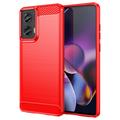 Custodia in TPU spazzolato per Motorola Moto G Stylus 5G (2024) - Fibra di Carbonio