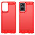 Custodia in TPU spazzolato per Motorola Moto G Stylus 5G (2024) - Fibra di Carbonio