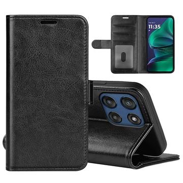 Custodia a portafoglio con chiusura magnetica per Motorola Moto G Stylus 5G (2025)/Edge 60 Stylus - Nera