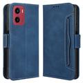 Custodia a Portafoglio Serie Cardholder per Motorola Moto G05/E15 - Blu