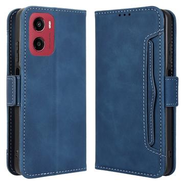 Custodia a Portafoglio Serie Cardholder per Motorola Moto G05/E15 - Blu