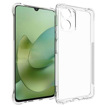 Custodia in silicone antiurto per Motorola Moto G06/G06 Power - Trasparente