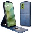 Motorola Moto G06/G06 Power Custodia verticale con supporto - Blu scuro