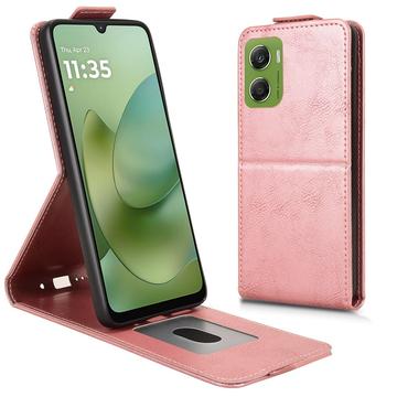 Motorola Moto G06/G06 Power Custodia verticale con supporto - Oro rosa