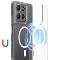 Custodia Ibrida per Motorola Moto G15/G15 Power/G17/G17 Power - compatibile con MagSafe - Trasparente