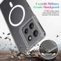 Custodia Ibrida per Motorola Moto G15/G15 Power/G17/G17 Power - compatibile con MagSafe - Trasparente