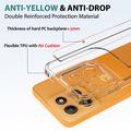 Custodia Ibrida Antigraffio per Motorola Moto G17 Power/G17/G15 - Trasparente