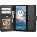 Custodia a portafoglio con magnete e supporto Tech-Protect per Motorola Moto G24/G24 Power/G04 - Nero