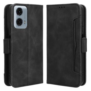 Custodia a Portafoglio Serie Cardholder per Motorola Moto G34 - Nera