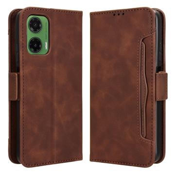 Custodia a portafoglio per Motorola Moto G35 - Marrone
