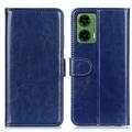 Custodia a portafoglio con chiusura magnetica per Motorola Moto G35 - Blu