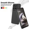 Custodia in silicone liquido con cinghia a mano per Motorola Moto G37/G37 Power/G47