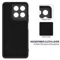 Custodia in silicone liquido con cinghia a mano per Motorola Moto G37/G37 Power/G47