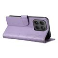 Custodia a portafoglio trapuntata lusso per Motorola Moto G37/G47 - Viola