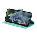 Custodia a portafoglio Mandala per Motorola Moto G37/G47 con cinturino da polso - Verde menta