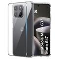 Custodia in TPU Saii 2 in 1 e protezione dello schermo in vetro temperato per Motorola Moto G37/G47
