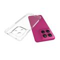 Custodia in silicone antiurto per Motorola Moto G37/G47 - Trasparente