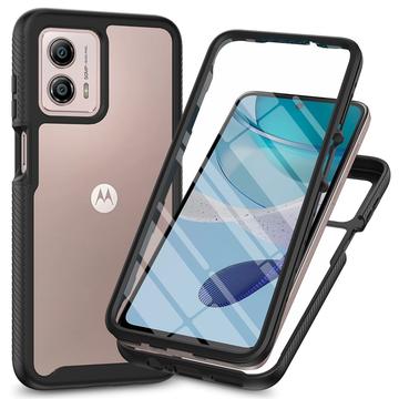 Custodia serie 360 Protection per Motorola Moto G53 - nera / trasparente