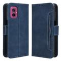 Custodia a portafoglio per Motorola Moto G55 - Blu