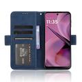 Custodia a portafoglio per Motorola Moto G55 - Blu