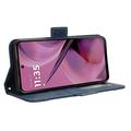 Custodia a portafoglio per Motorola Moto G55 - Blu