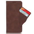 Custodia a portafoglio per Motorola Moto G55 - Marrone