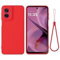 Custodia in Silicone Liquido per Motorola Moto G55