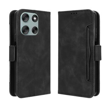 Custodia a portafoglio per Motorola Moto G56 - Nera