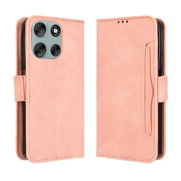 Custodia per Motorola Moto G56 con portamonete - Rosa