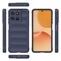 Cover in TPU Rugged per Motorola Moto G67 Power - Blu Scuro