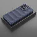 Cover in TPU Rugged per Motorola Moto G67 Power - Blu Scuro