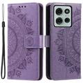 Custodia a portafoglio per Motorola Moto G75 serie Mandala