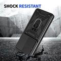 Custodia ibrida con anello rotante e protezione per fotocamera per Motorola Moto G77/G67