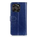 Motorola Moto G77/G67 Custodia a portafoglio con supporto - Blu
