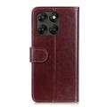 Motorola Moto G77/G67 Custodia a portafoglio con supporto - Marrone