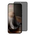 Proteggi Schermo in Vetro Temperato a Copertura Totale Privacy per Motorola Moto G77 - Bordo Nero