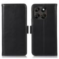 Custodia in pelle a portafoglio Motorola Moto G77/G67 con RFID - Nera