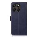 Motorola Moto G77/G67 Custodia in pelle con RFID - Blu